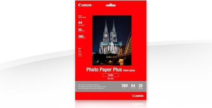 Canon SG-201 Photo Paper Plus A6 (10x15) 260gr/m² for Printers Inkjet 5 Sheets