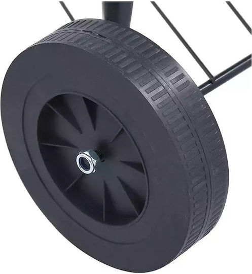 Karvounis Portable Charcoal Grill with Lid 50cmx50cm