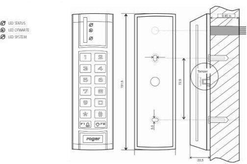 Roger Access Control with Card Unlock