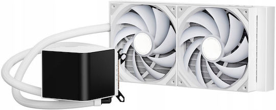 Tryx Panorama 280 Υδρόψυξη AIO CPU με 2 Ανεμιστήρες 140mm και ARGB Φωτισμό Λευκή