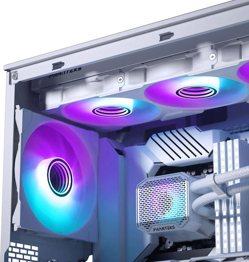 Phanteks Glacier One 360M25 Gen2 Water Cooling System AIO CPU with 3 Fans 120mm and DRGB Lighting White