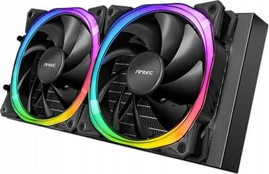 Antec Vortex 240 Υδρόψυξη AIO CPU με 2 Ανεμιστήρες 120mm και ARGB Φωτισμό