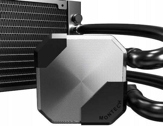 Montech HyperFlow Silent 240 Охлаждане AIO CPU с 2 Вентилатора 120mm