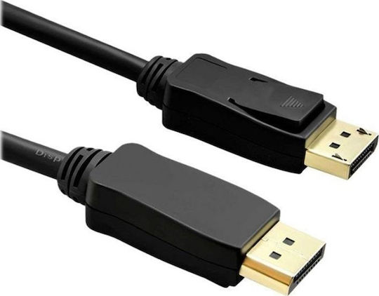 Roline Value Cable 11.99.5812 Dp M To Dp M 3m Black