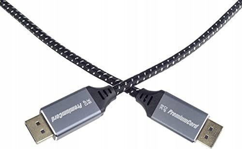 PremiumCord Cable DisplayPort male - DisplayPort male 1m Μαύρο (kport10-01)
