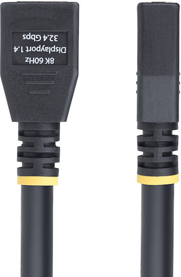 Startech 10f-dp14-extend-cbl Καλώδιο Displayport 3 M Μαύρο