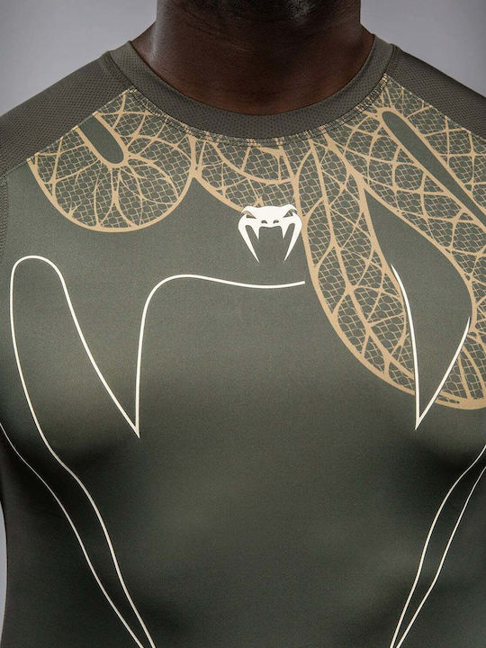 Venum Sleeveless Shirt VENUM-05748-590 for Jiu-Jitsu / MMA Green