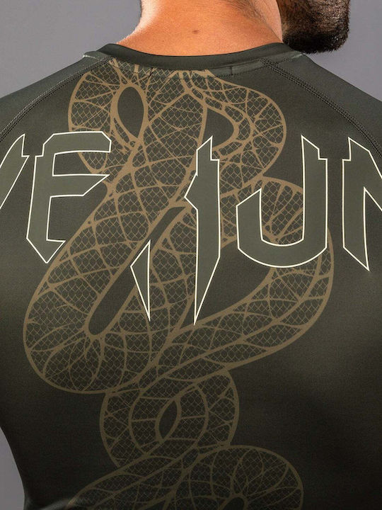 Venum Тениска VENUM-05749-590 за Джиу-джицу / ММА Зелена