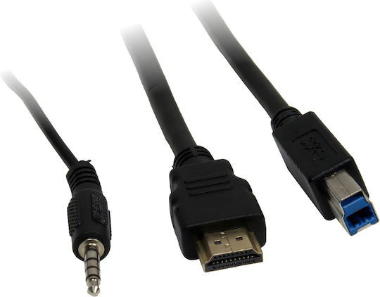 Inter-Tech KVM & Data Switch AC-42HUS