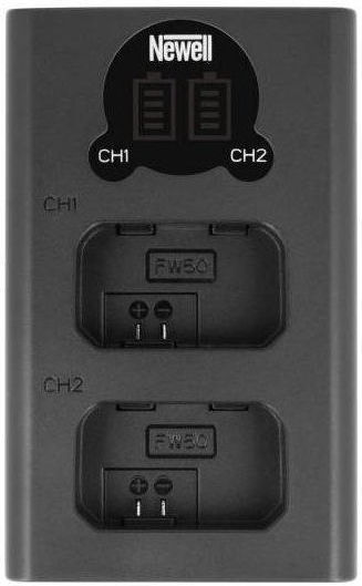 Newell Dual Channel Battery Charger Dl-usb-c Np-fw50 Batteries Sony