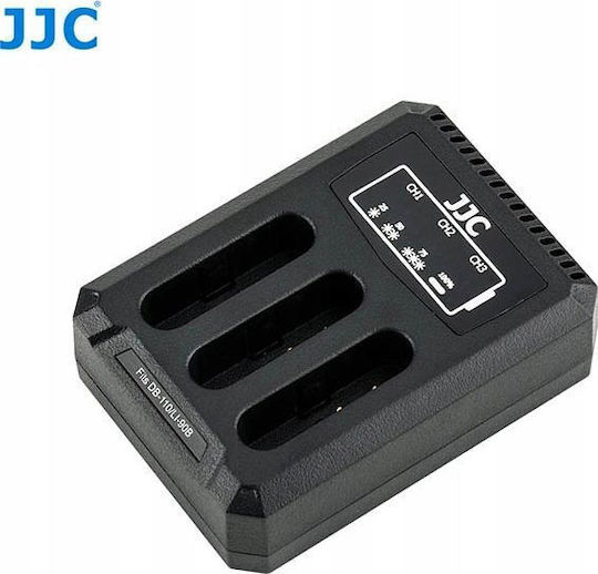 JJC Triple Battery Charger Compatible with Olympus / Ricoh