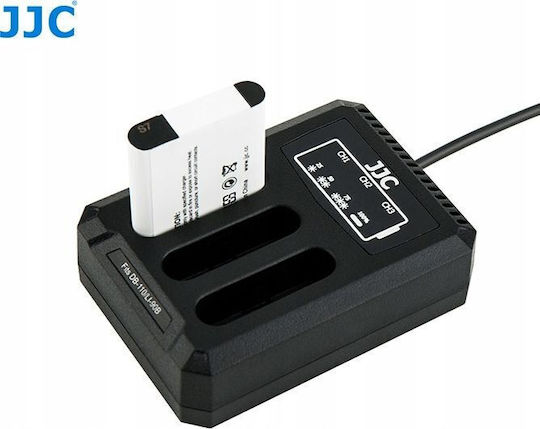 JJC Triple Battery Charger Compatible with Olympus / Ricoh