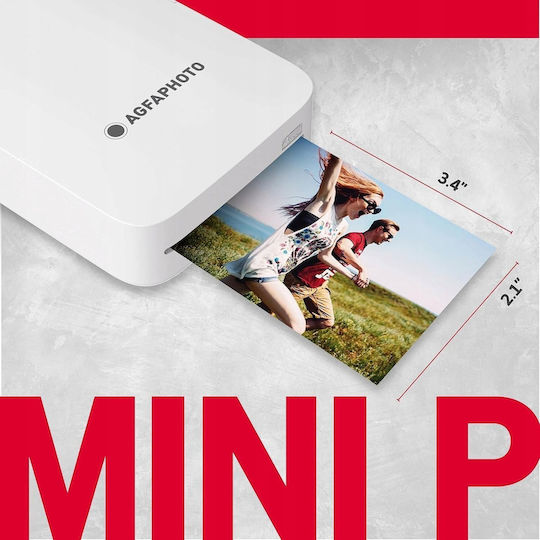 AgfaPhoto Realipix Mini P.2 Zink Εκτυπωτής για Φωτογραφίες με Bluetooth