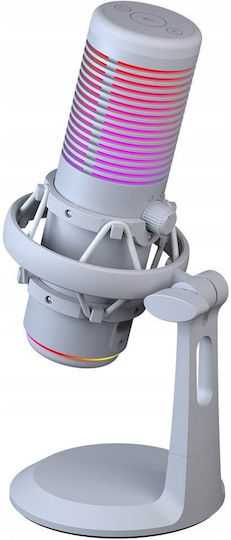 Rampage Bemol RGB Микрофон Настолен в White Цвят