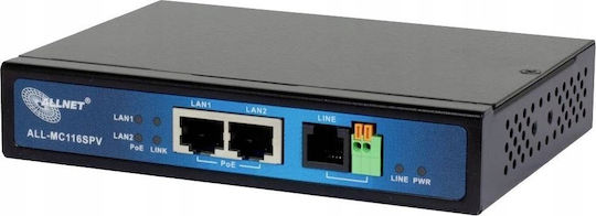 Allnet ALL-MC116SPV-VDSL2 VDSL2 cu 2 Porturi Ethernet