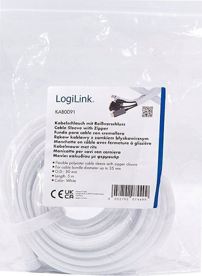 LogiLink Поддръжка на кабели Бял (KAB0091) 1бр