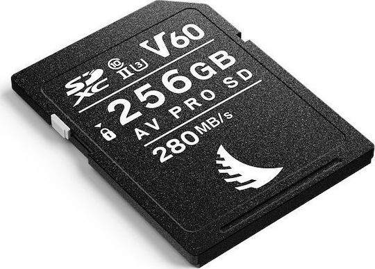 Angelbird SDXC 256GB Clasa 10 U3 V60 cu adaptor