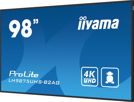 Iiyama Prolite Afișaj Public LCD IPS 4K UHD 98 Ecran Tactil
