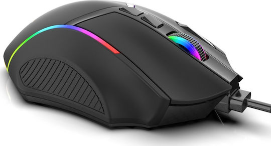 Inca IMG-351 RGB Gaming Maus 12800 DPI Schwarzes