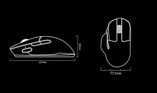 Keychron M7 Gaming Mouse 3395 DPI White