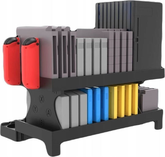 Jys Controller-Ladestation 4 Controller 3DS / Schalter / Switch Lite / Schalter OLED Mehrfarbig
