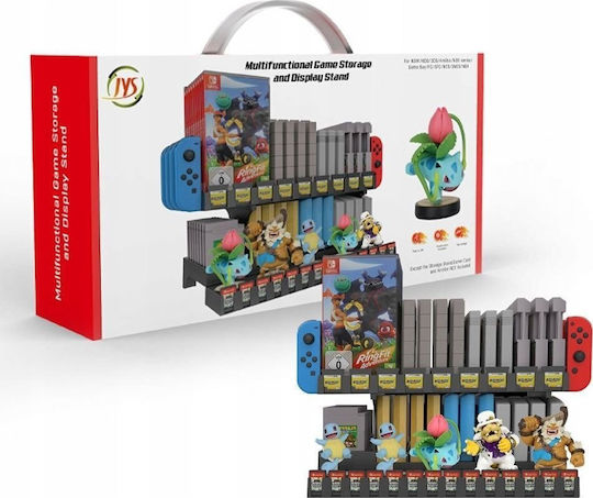 Jys Controller-Ladestation 4 Controller 3DS / Schalter / Switch Lite / Schalter OLED Mehrfarbig