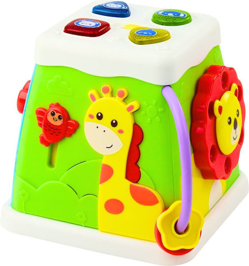 Lean Toys Activity Cube Interactive Educational with Light and Sounds