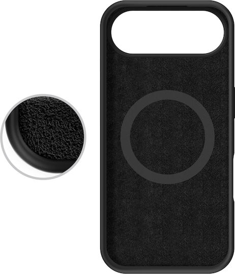 4smarts Silikon Magsafe Hülle iPhone Air Schwarz