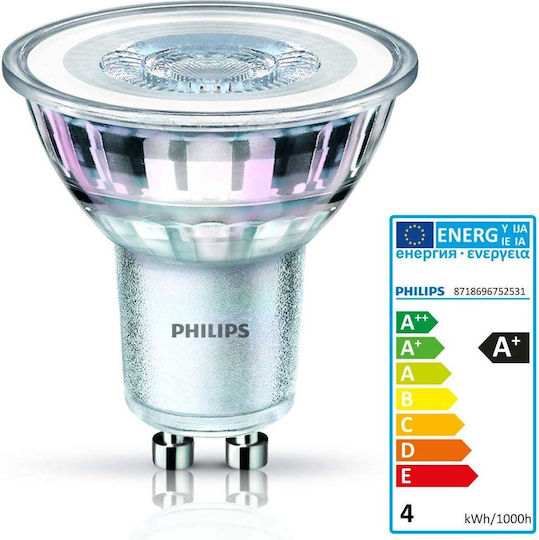 Philips CorePro LED-Lampe 3.5W für Fassung GU10 Warmes Weiß