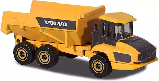 Majorette Excavator SET 4 MAȘINI METALICE VOLVO 7,5CM pentru 3+ ani+ Ani