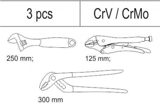 Yato Πένσες Μήκους 260mm 3τμχ