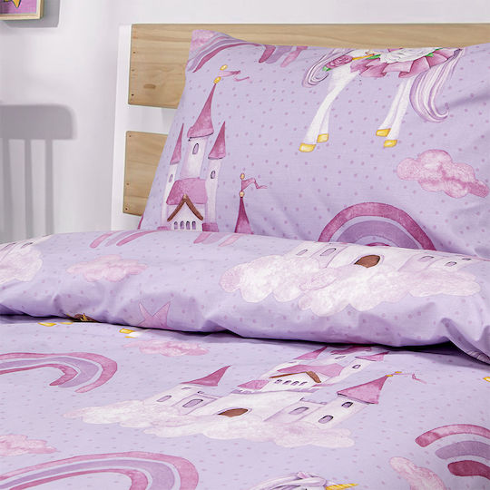 Lino Home Set Kids Duvet Cover Single Lilac
