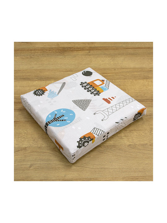 Lino Home Set Kinderbettbezug Einzel mit Kissenbezug Gray 160x240cm