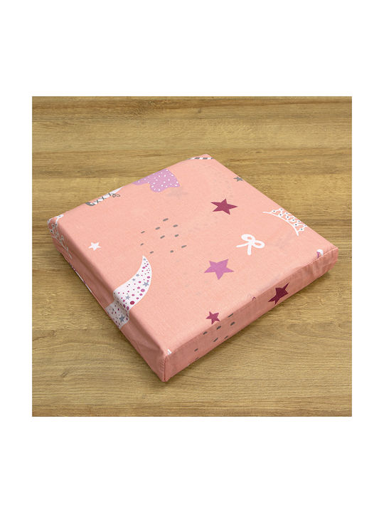 Lino Home Set Kinderbettbezug Einzel mit Kissenbezug Baumwolle Coral 160x240cm
