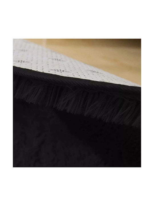 Strado Carpets Covor Rectangular Shaggy Negru