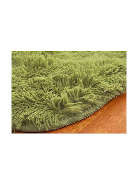 Strado Carpets Teppich Rechteckig Zottelig Synthetisch,Polyester/Cotton/Leather Greengrass