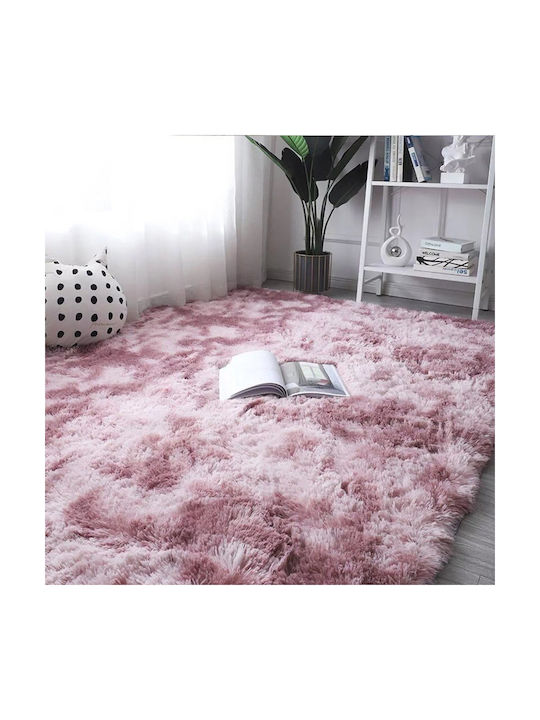 Strado Carpets Килим Правоъгълена Shaggy Лилаво