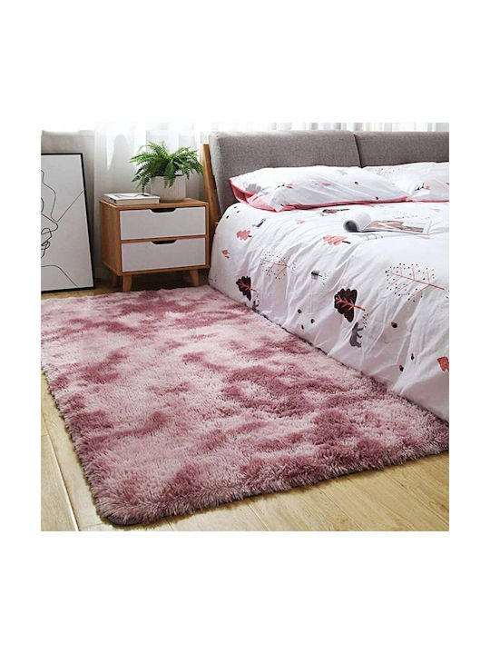 Strado Carpets Килим Правоъгълена Shaggy Лилаво