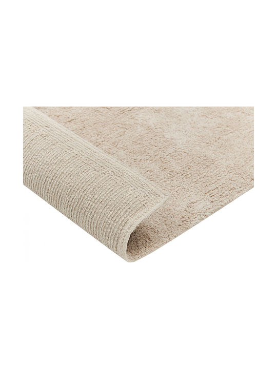 Beliani Rug Rectangular Cotton Beige And Red