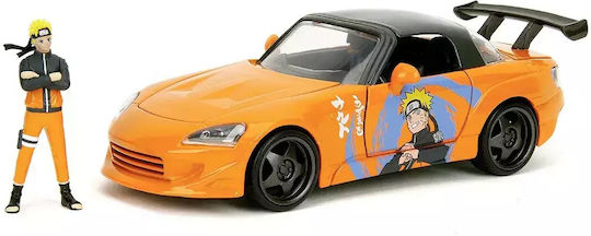 Jada Naruto Shippuden Комплект Фигури Naruto 2001 Honda S2000 Метален Автомобил Мащаб 1:24