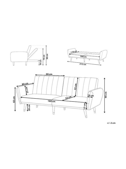 Ecke Sofa Sofa Samt Light Blue 180x180cm
