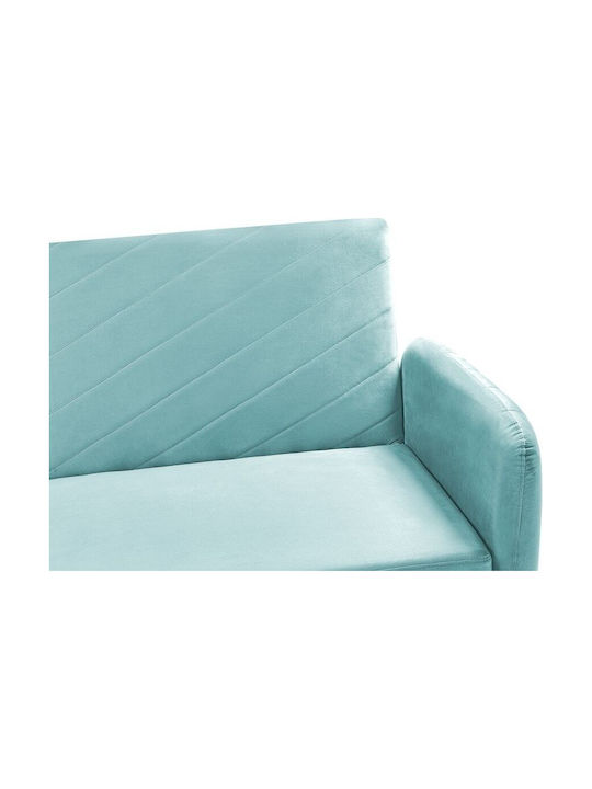 Senja Dreisitzer Sofa Sofa Samt Light Blue