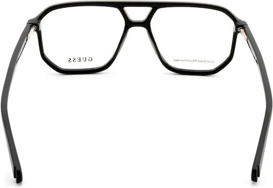 Guess Gu50219 001 Щипка Монохромна Органична Пластмасова Рамка 52-17-135