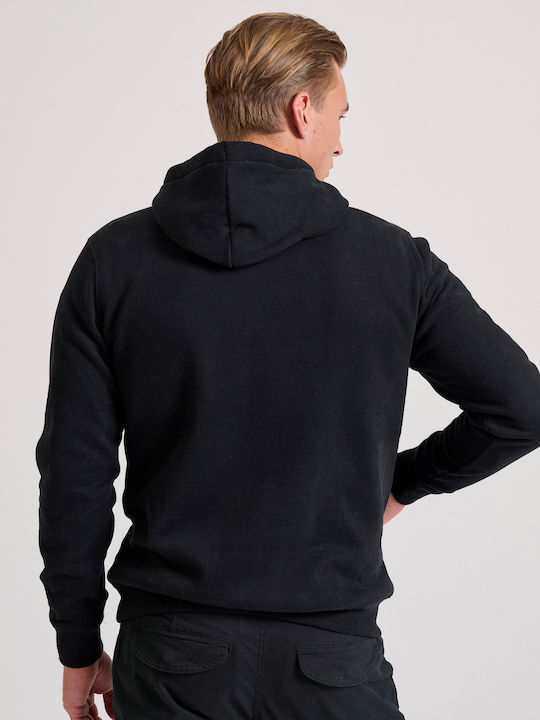 Sweatshirt with Hood Black