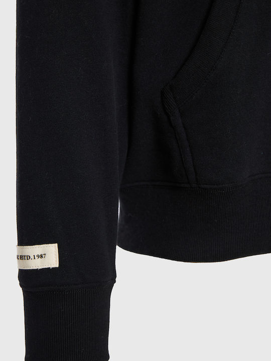 Sweatshirt with Hood Black