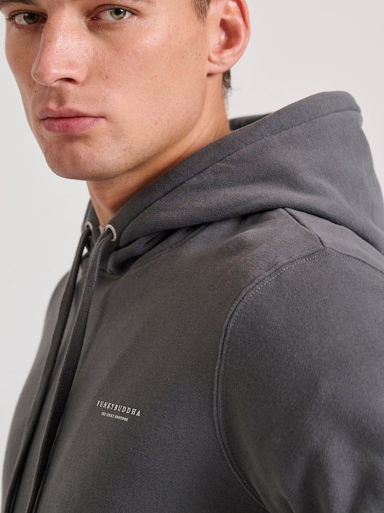Sweatshirt with Hood Gray