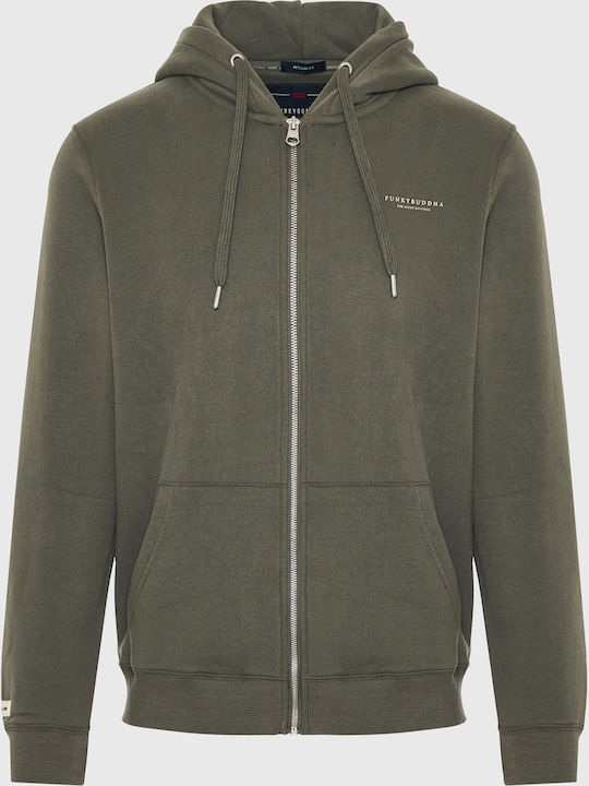 Sweatshirt with Hood Khaki