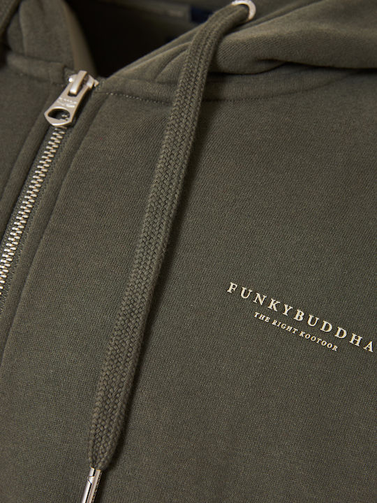 Sweatshirt with Hood Khaki