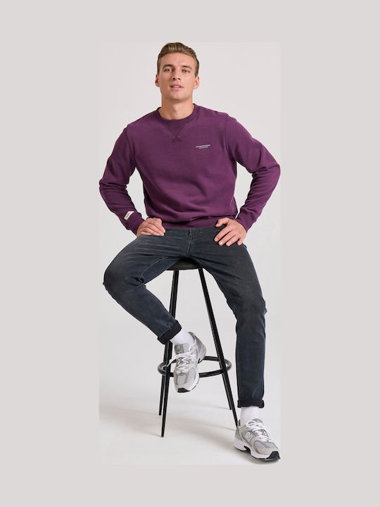Men's Jeans Pants Elastic with Slim Fit Light Fading