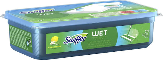 Swiffer Citrus Fresh Πανί Παρκετέζας 20τμχ P04H816